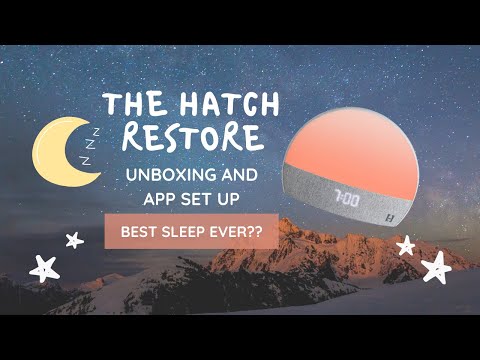 Hatch Restore Sound Machine with Smart Light Sunrise Alarm Clock
